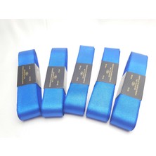 Seçilir Mavi Saten Kurdele 3 cm Genişlik 10 mt Uzunluk (5 Adet)