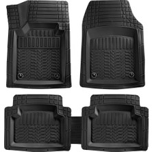 Msk Bmw E87 Uyumlu Kaliteli Kaucuk Kaydırmazlı 4d Havuzlu Paspas Seti