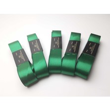 Seçilir Yeşil Saten Kurdele 3 cm Genişlik 10 mt Uzunluk (5 Adet)