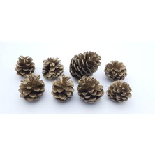 Seçilir Yılbaşı, Yeni Yıl Noel Ağacı Süsleme Için Dekoratif Boyalı Kozalak Model 27