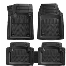 Sare Tuning Audi A3 2003-2008 Araca Uyumlu 4,5d Kutulu Siyah Oto Paspas Takımı