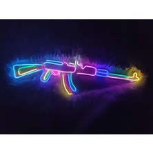 Dekoraven AK47 Neon Dekorasyon TABELA(85X30CM)