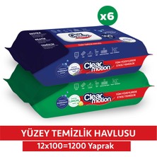 Clear Motion Yüzey Temizlik Havlusu (12X100) 1200 Yaprak