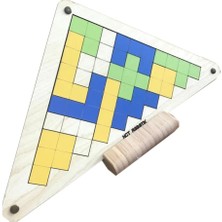 NCT Robotik Çocuklar Için Eğitici Ahşap Puzzle Oyuncak Seti/üçgen Tetris