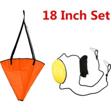 Chaoduo Shop 18 Inçlik Set Stili Ock Deniz Çapa Teknesi 30FT Kayık ile Paraşüt Freni Çapa Çekme Hattı Atma Hattı Şamandıra Topu Balıkçı Teknesi (Yurt Dışından)