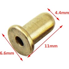 Chaoduo Shop Çap 4.3 x 11MM Stili 5 Adet Basma Buton Yayı mm Yuvarlak Boru Kilitleme Pimi Buton Montaj Çadır Direği Için Yay Klipsleri Tente Tüpü (Yurt Dışından)