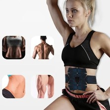 Chaoduo Shop E Stili Karın Kas Stimülatörü Abs Ev Spor Salonu Ems Titreşim Fitness Masajı Elektro Stimulador Muscular Trainer Toner Tonlama Kemeri (Yurt Dışından)