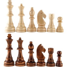 Chaoduo Shop 70 mm Tarzı Plastik Satranç Taşları Komple Chessmen Uluslararası Kelime Satranç Seti Siyah & Beyaz Satranç Taşları Eğlence Oyunu (Yurt Dışından)