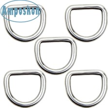 Chaoduo Shop O Yüzük 4 x 20MM Tarzı 5 Adet O Ring & D Ring Paslanmaz Çelik Cilalı Kaynaklı Genişlik Kayık Tekne Aksesuarları Deniz Şişme Bot (Yurt Dışından)