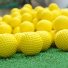 Chaoduo Shop Kırmızı Stil Elastik Kapalı Golf Yumuşak Oyun Topu Sarı Golf Pu Topu Eğitim Uygulaması Elastik Köpük Golf Sünger Kauçuk Toplar Kapsül Yardımcıları (Yurt Dışından)