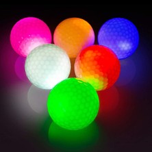 Chaoduo Shop Sarı Stil Profesyonel Golf Topları LED Işıklı Gece Golf Topları, Yeniden Kullanılabilir ve Uzun Ömürlü Glow Eğitim Golf Uygulama Topları (Yurt Dışından)