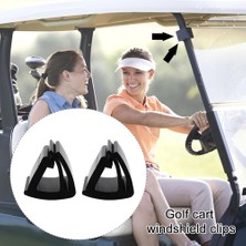 Chaoduo Shop 1 Çift Kolay Kurulum Ön Cam Tutma Klipleri Mini Taşınabilir Golf Arabası Ezgo Için Pratik Aracı Aksesuarları (Yurt Dışından)