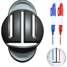 Chaoduo Shop Resim Stili Olarak Golf Topu Hattı Liner Topu Işaretleme Aracı Hizalama Aracı ve Golf Topu Işaretleme Kalemi Açık Golf Eğitim Aksesuarları (Yurt Dışından)