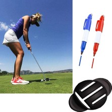 Chaoduo Shop Resim Stili Olarak Golf Topu Hattı Liner Topu Işaretleme Aracı Hizalama Aracı ve Golf Topu Işaretleme Kalemi Açık Golf Eğitim Aksesuarları (Yurt Dışından)