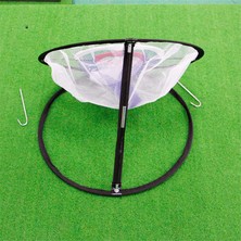 Chaoduo Shop 1net ve 18 Adet Top Stili Gog Golf Pop Up Iç Mekan Dış Mekan G Atış Kafesleri Paspaslar Pratik Kolay Net Golf Eğitim Yardımcıları Metal + Net (Yurt Dışından)