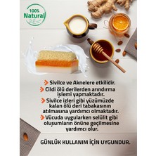 Aytan Home Doğal Kabak Lifli Ballı Keçi Sütü Sabun ve Aloe Veralı 2'li Set Yüz Lifi Hediyeli