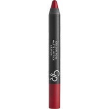 Golden Rose Matte Lipstick Crayon No: 23 Red Dose - Mat Kalem Ruj - 8691190903237