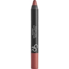 Golden Rose Matte Lipstick Crayon No: 27 Peach Nude - Mat Kalem Ruj - 8691190903275