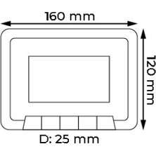 Multitek Multibus Sistem MB45-S 4.3 Inç Daire Görüntülü Diafon Ekranı 9g 01 03 0001S