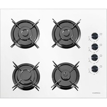 Luxell 88 Litre Platinum Beyaz Ank Set A68-SGF3 Fırın /OC88 Cam Ocak/ Da6 835 Davlumbaz Kumandalı