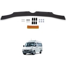 Esa Mercedes Sprinter Ön Kaput Koruyucu Rüzgarlığı Abs Plastik Piano Black 2000-2005 Yıllarına Uyumlu