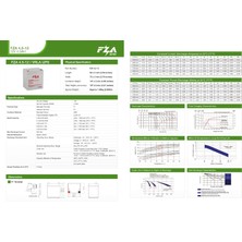 Fza 12 V 4,5 Ah Agm Kuru Bakımsız Akü