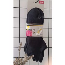 Decathlon Artengo Tenis Çorabı - Kısa Konç - Unisex - 3 Çift - Siyah- RS500 Decathlon