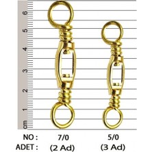 Effe Pirinç Fırdöndü Trolling Brass - No-7-0