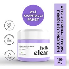 Herbaderm Hello Clean Yağ Bazlı Temizleyici Balm Hyaluronık 3d 100 Ml X 2 ADET