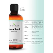 Herbaderm Pore Tight Sivilce, Siyah Nokta Karşıtı Super Tonik Laktik Asit %7 150 ml