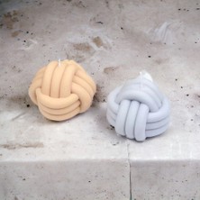 Miss Lina 2'Li Örgü Modeli Mum Kokulu Dekoratif Sevgililer Günü Hediye