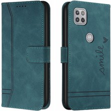 YH Mall Motorola Moto G 5g Için Telefon Kılıfı Pu Deri Flip Folio Cüzdan Manyetik (Yurt Dışından)