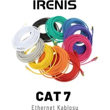 IRENIS 5 Adet 3 Metre  Cat7 Kablo S/ftp Ethernet Network Lan Ağ Kablosu