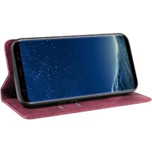 YH Mall Samsung Galaxy S8 Için Kılıf Koruyucu Folio Cüzdan Pu Deri Manyetik (Yurt Dışından)