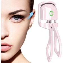 Xolo Isıtmalı Kirpik Kıvırıcı Elektronik Şarjlı Kirpik Kıvırıcı Eyelash Curler Pembe