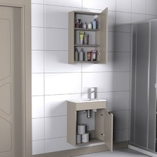 Biani Fix Loft 50 cm Latte Banyo Dolabı