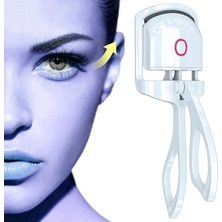 Xolo Isıtmalı Kirpik Kıvırıcı Elektronik Şarjlı Kirpik Kıvırıcı Eyelash Curler Beyaz