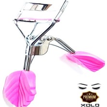 Xolo Lüks Yaprak Serisi Kirpik Kıvırıcı 3 Kat Daha Güçlü Full Lash Curler Kirpik Kıvırma Aleti Fuşya Xlkk53