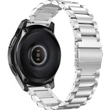 Clemon Samsung Galaxy Watch 4 5 Pro 6 40 42 43 44 45 46 47 mm Uyumlu Paslanmaz Çelik Kordon