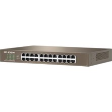 IP-Com Unmanaged,24-Ports Gigabit Switch, 13" Desktop / Rack  Mountable,metal Case