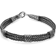 Gümüş Hediye Al Ilmek Ilmek El Örgüsü Asil Çerkez Tasarım 1000 Ayar Gümüş Kazaz Kadın Bileklik