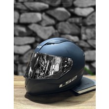 Ls2 Rapıd Mat Siyah Kask - Gri Vizör L Beden Özellikli Güvenlik Aksesuarı