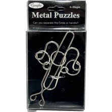 Hasyılmaz Metal Puzzle - Zeka Geliştirici Oyun - Eğitici Beceri Oyunu (Model 4)