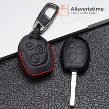 Alisveristime (Ford Focus,fiesta,mondeo,b-Max,transit,courier,transit Uyumlu) Deri Anahtar Kılıfı