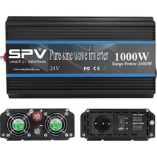 Spv Geniş Kasa 1000W 24 Volt Tam Sınus Inverter - SPV-P1024