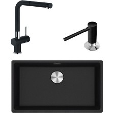 Franke Mrg 210, 110-72 Üçlü Set, Nero Renk
