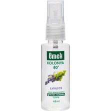 Emek Gliserinli Kolonya  Lavanta 45 ml Sprey Ekonomik Paket - 15 Adet 120 ml