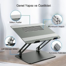 Yenilzd Full Alüminyum Ayarlanabilir MacBook Laptop Standı 10-17 Inç