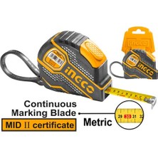 Ingco HSMT08051E Şerit Metre 5X25MM Otomatik Kilitli
