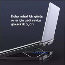 Yenilzd Ice Coorel A18 Oyuncu Metalik Yüzey Notebook Laptop Soğutucu